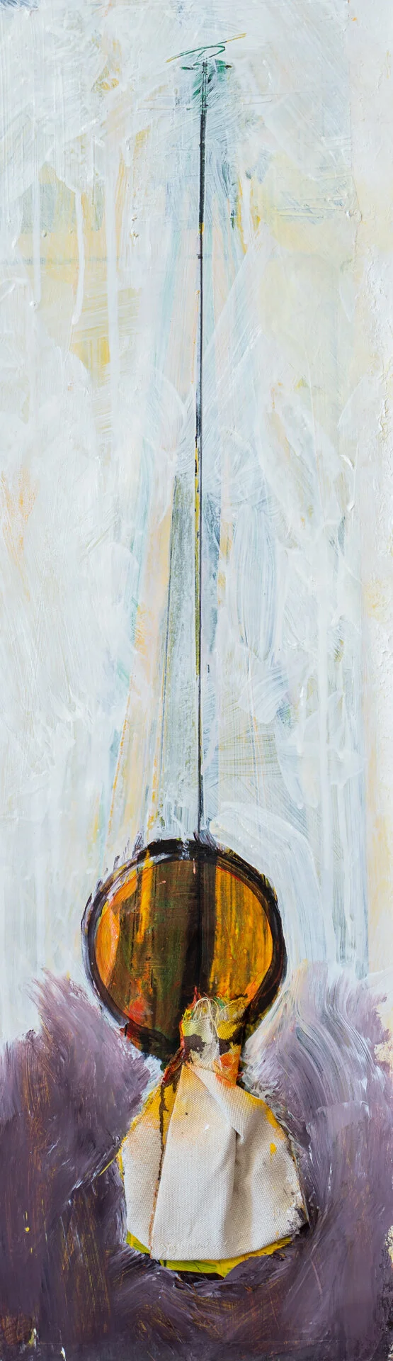 Leopold - Long Drop Series #3 Acrylic and Mixed Media on Paper 14x36.jpg