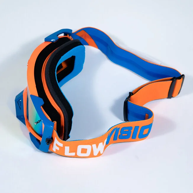FlowVision™ Rythem™ Motocross Goggle: Orange/Blue — FlowVision™ Canada ...