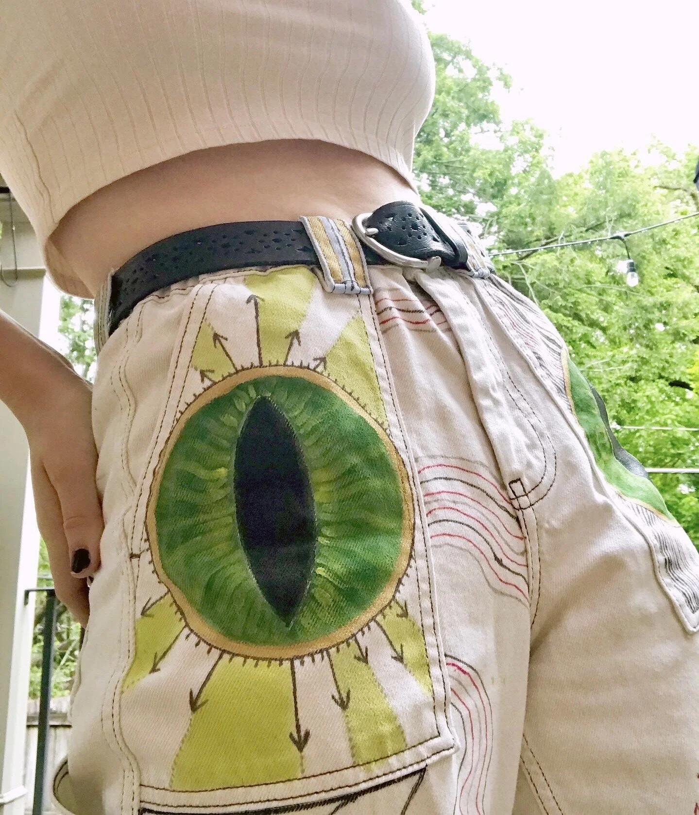 White Utility Pants (Image 1/4)