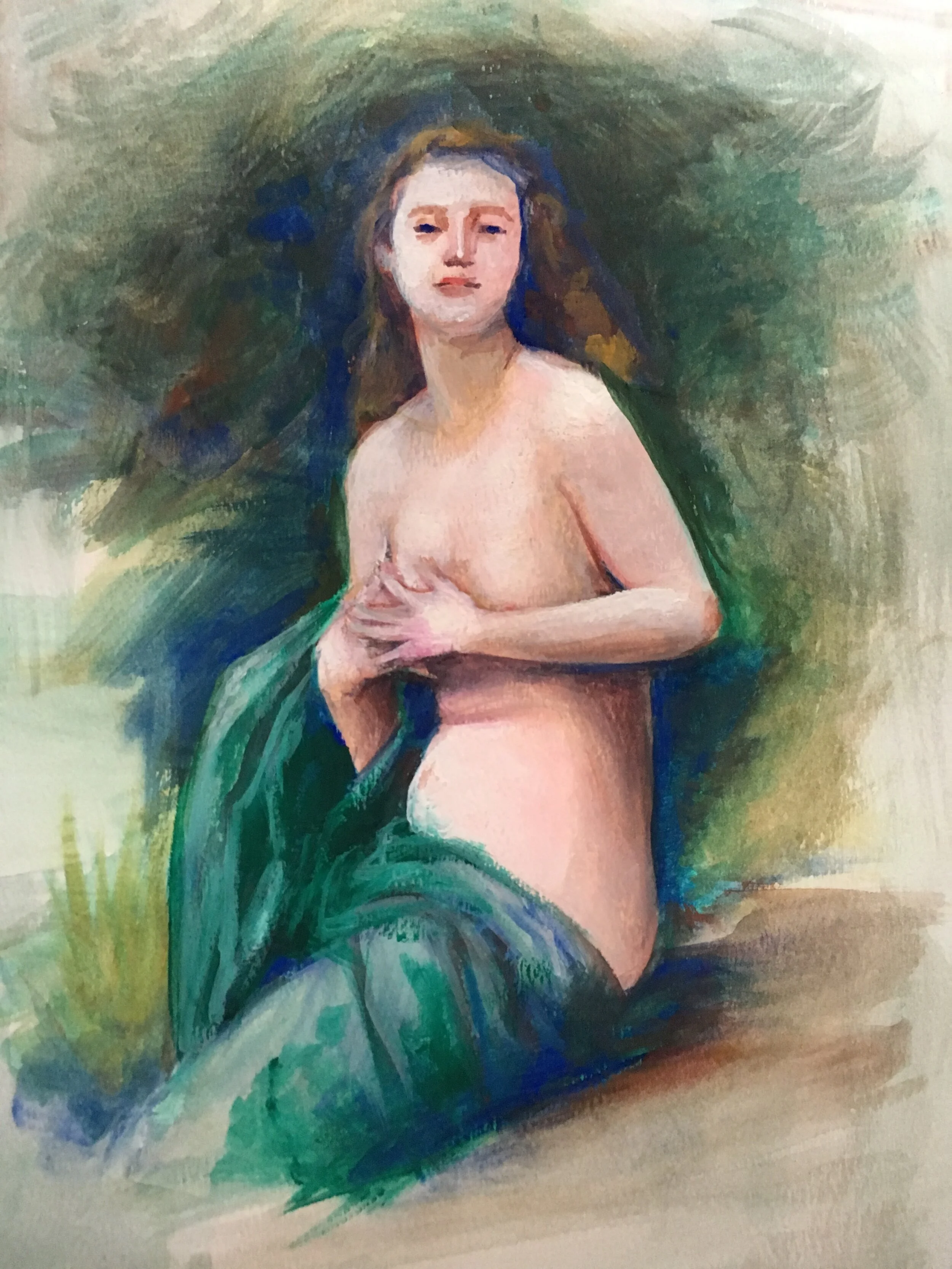 Copy of Bouguereau's "Spring Breeze"