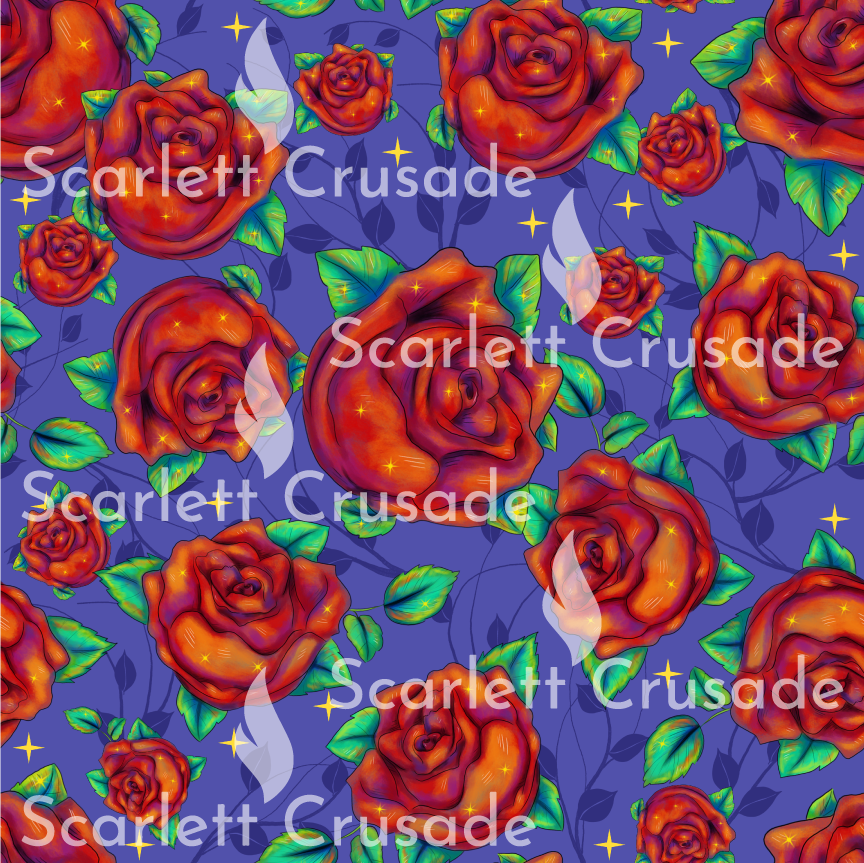 Roses Webbing 1"