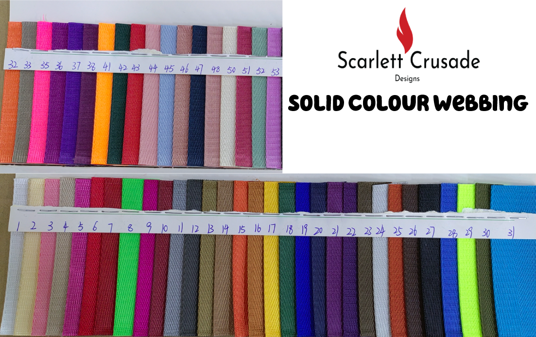 Solid Colour Webbing Set 1