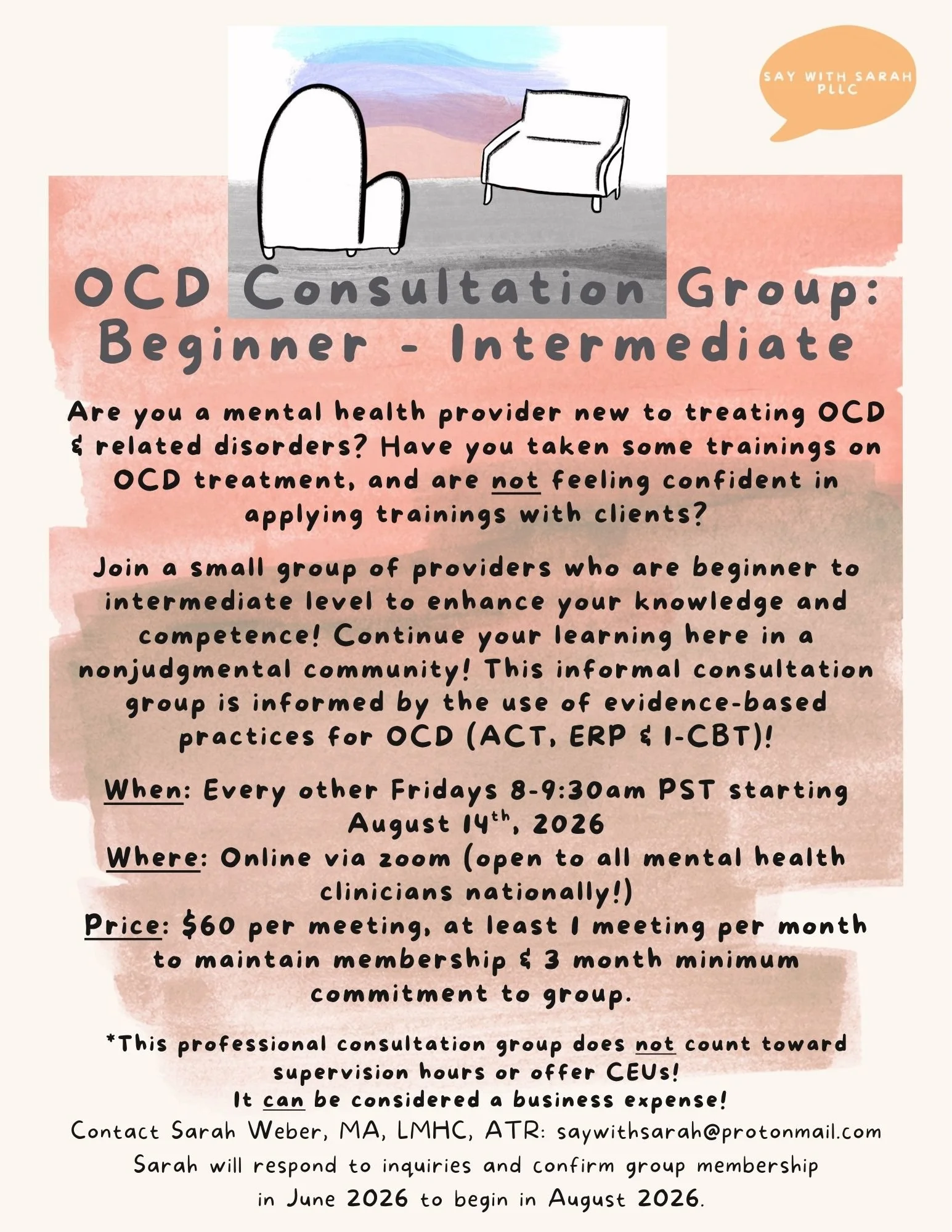 OCD Consultation Group: Beginner-Intermediate