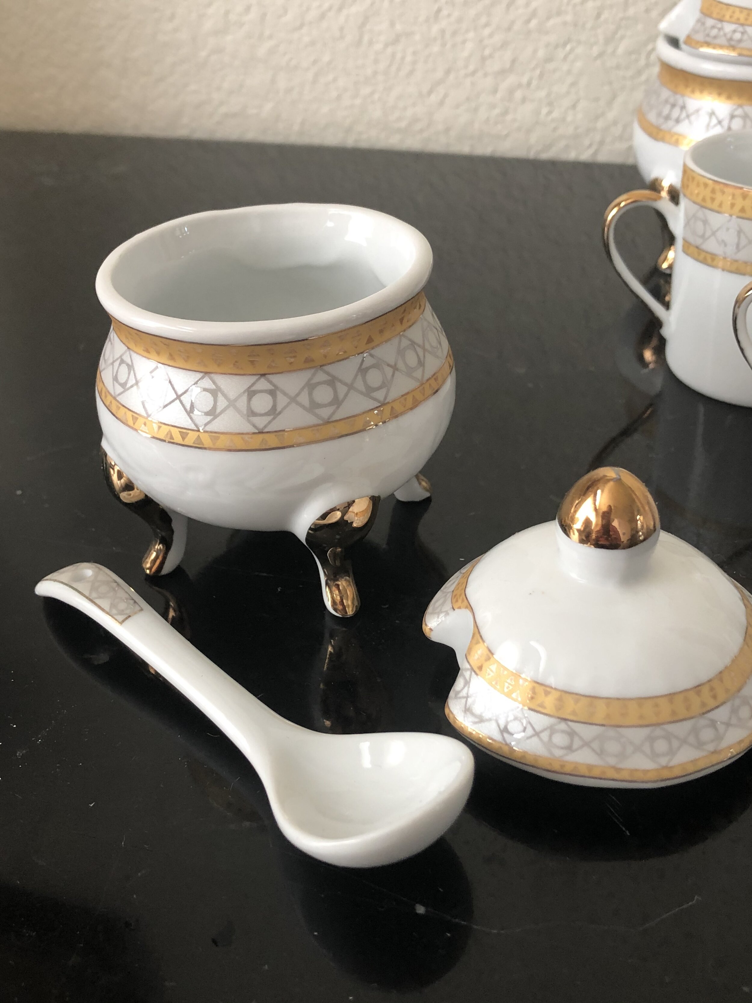 Yellow and Gold Demittasse Coffee Set 1.jpg