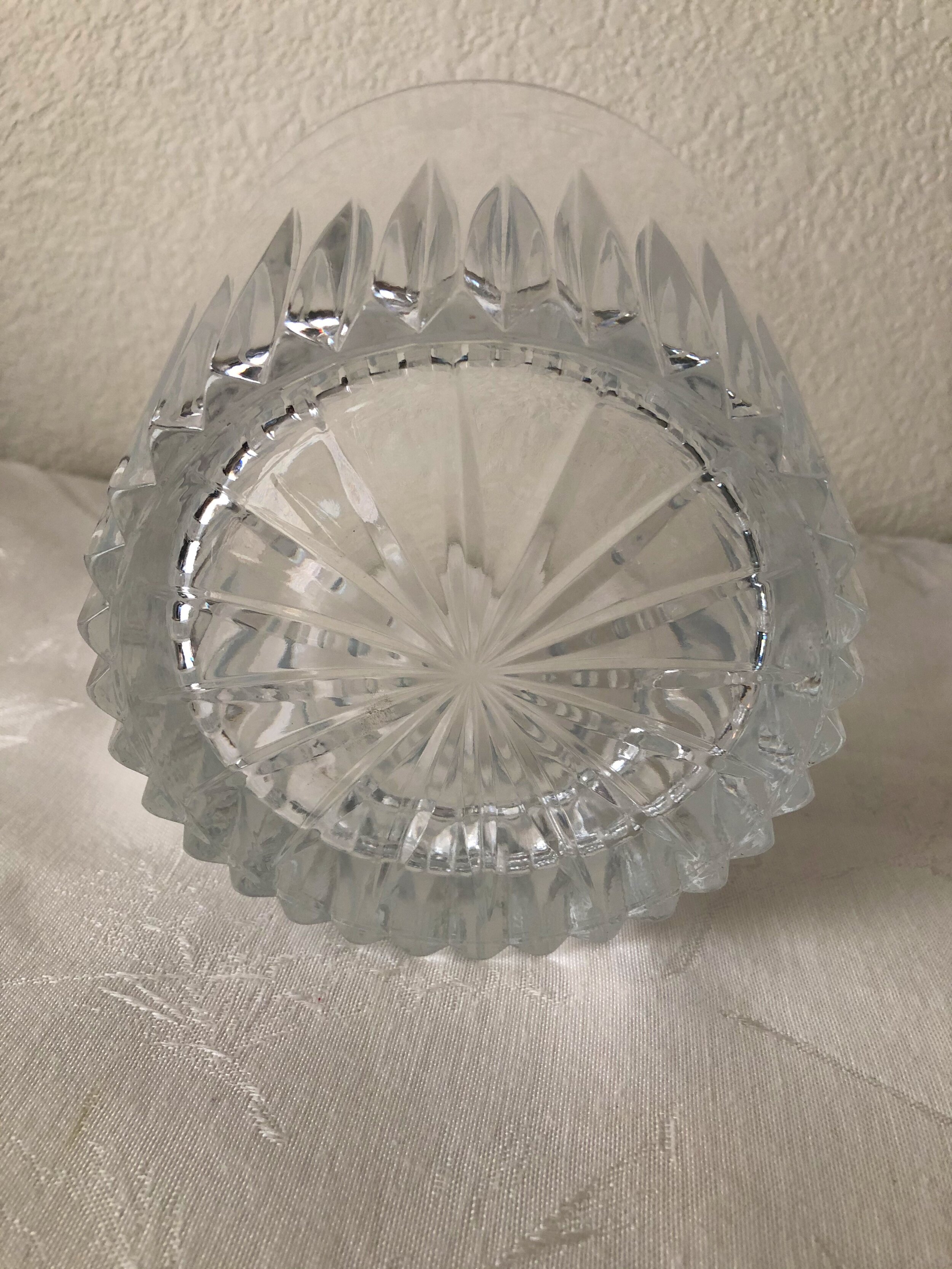 Mid Century Princess House Cut Crystal Etched Ice Bucket — Lady Lore