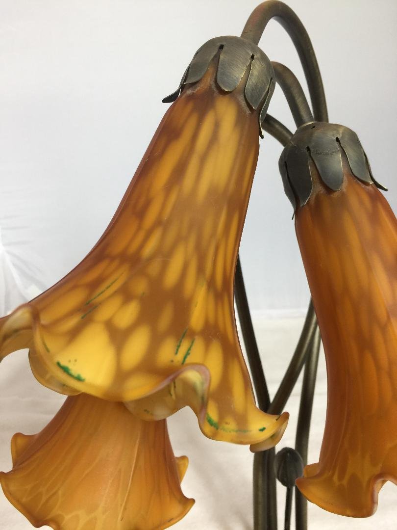 Tulip Bronze Vintage Lamp5.JPG