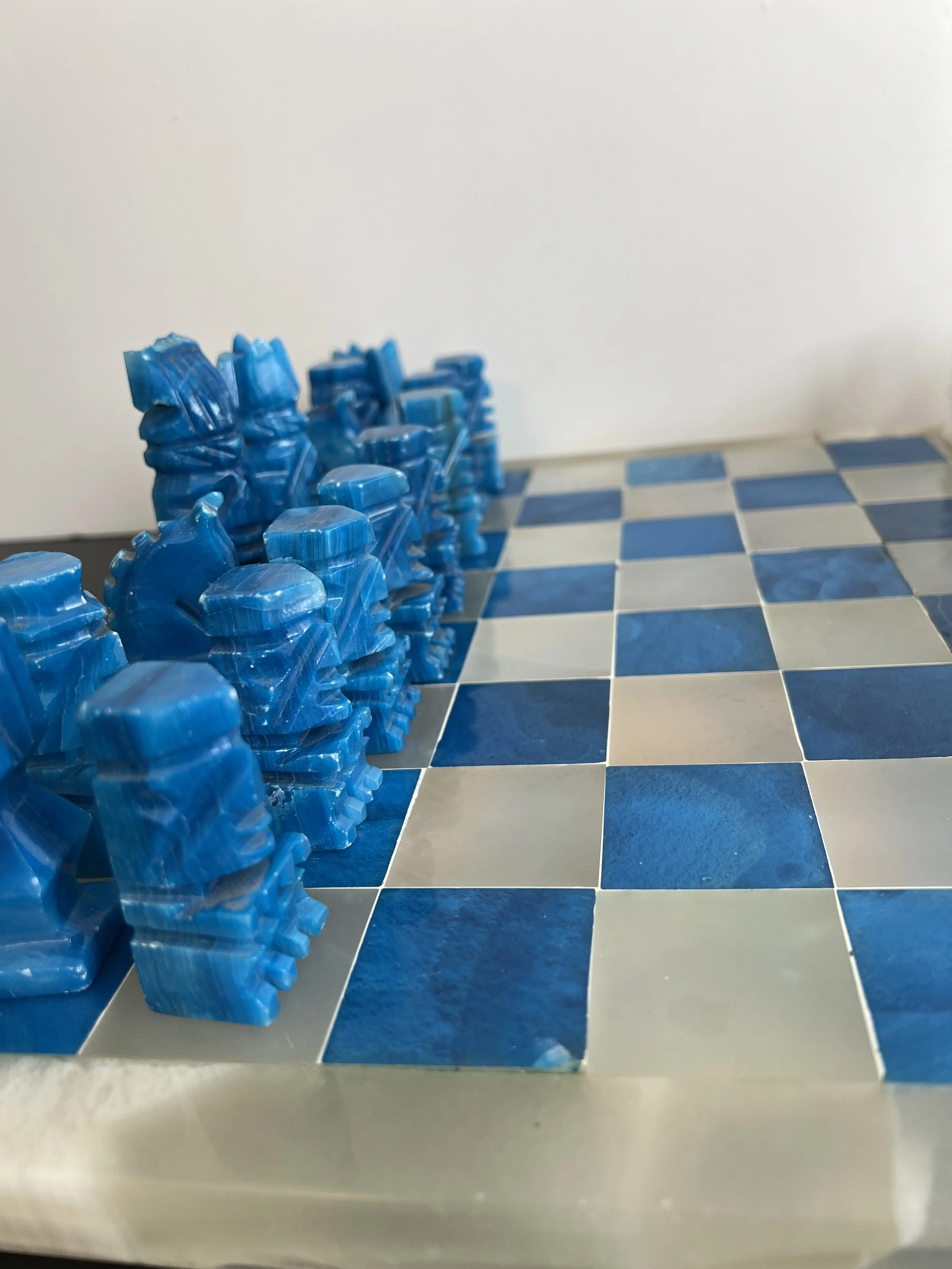 Vintage Chess Set Blue White 7.jpeg