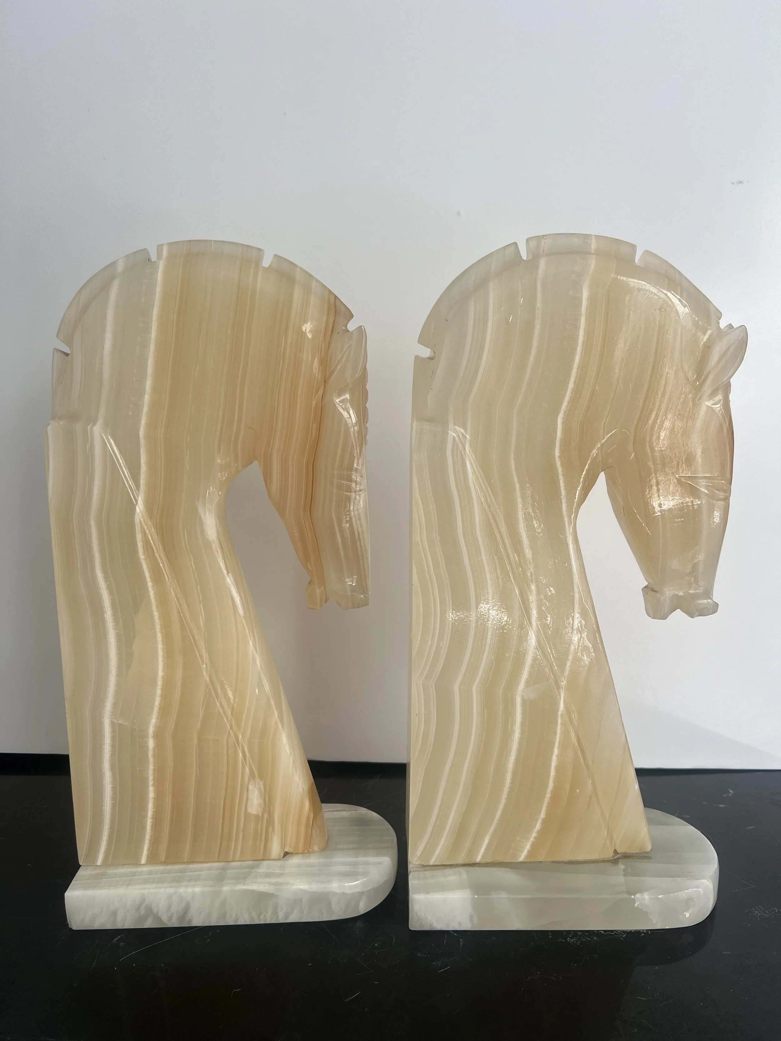 Onyx Horse Head Book Ends1.jpeg