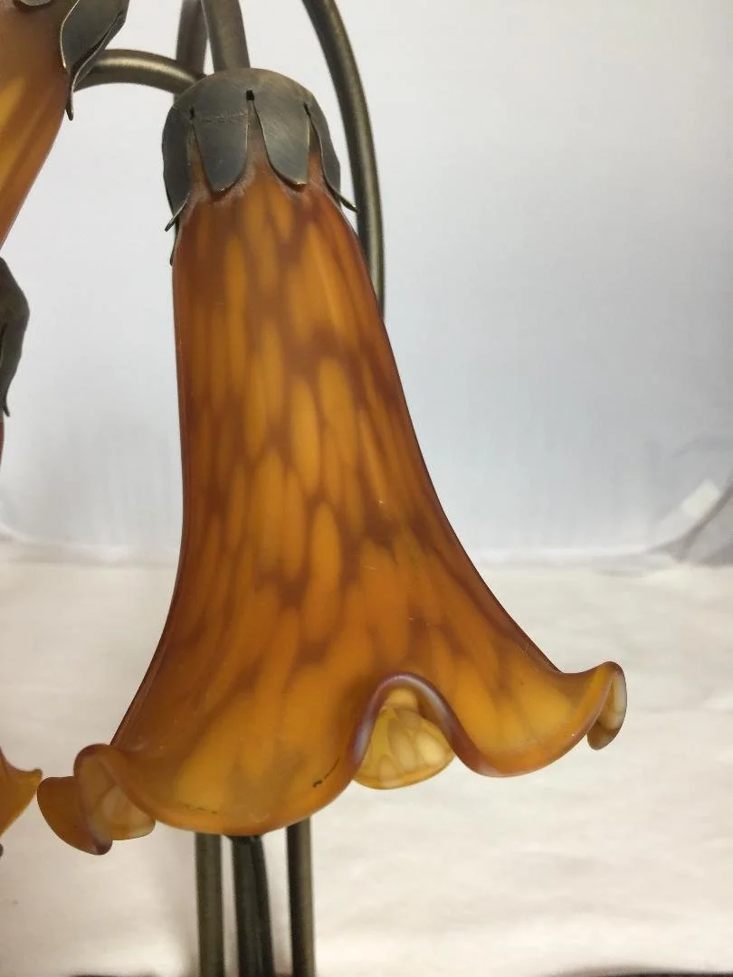 Tulip Bronze Vintage Lamp4.JPG