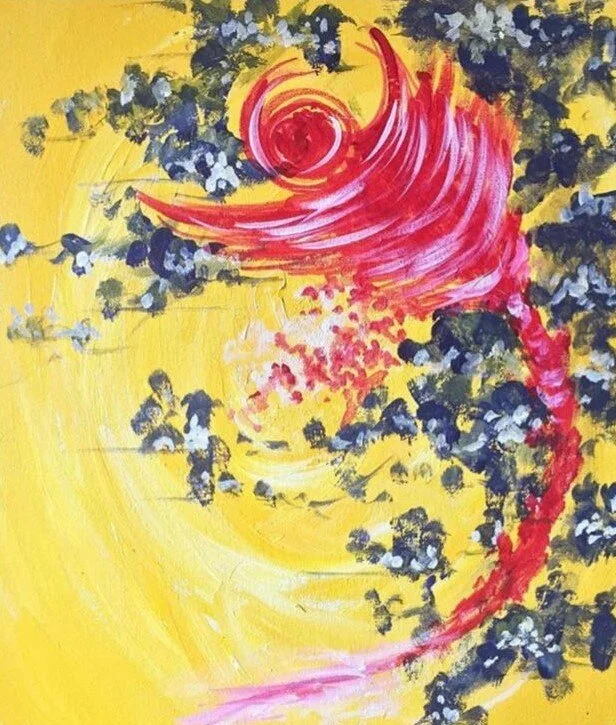 Torrent of Desire | 2017, Acrylics on canvas