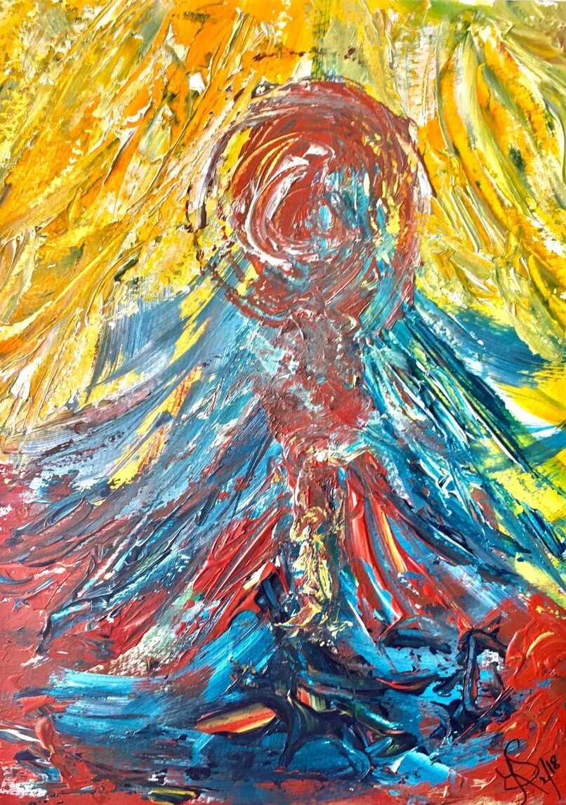 Connecting | 2018, Acrylics on canvas