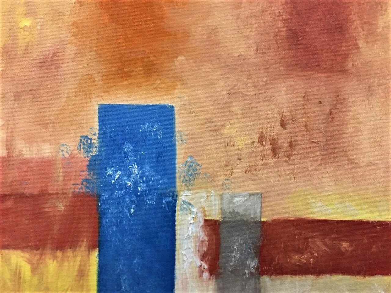 Squeezed | 2020, Acrylics on canvas