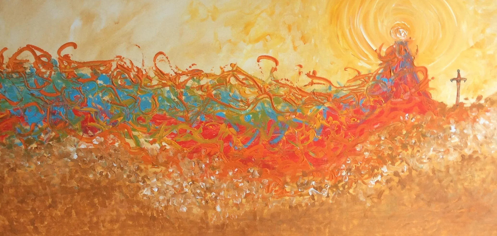 SOLD | Revolt | 2019, Acrylics on canvas