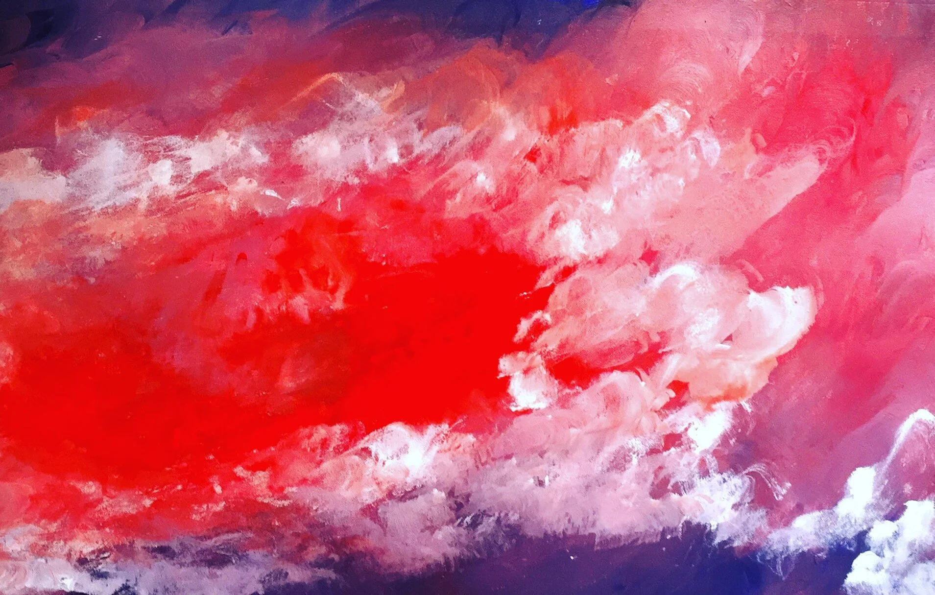 SOLD | Drifting | 2017, Acrylics on canvas