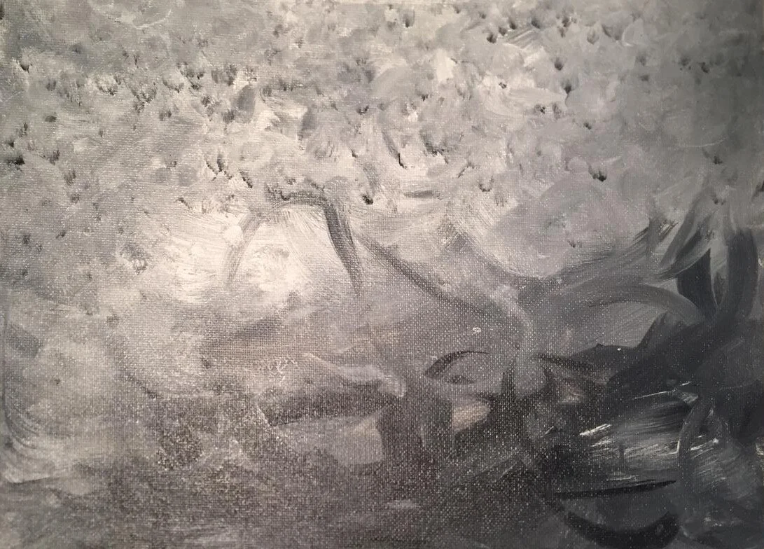 Salty Rain | 2020, Acrylics on canvas
