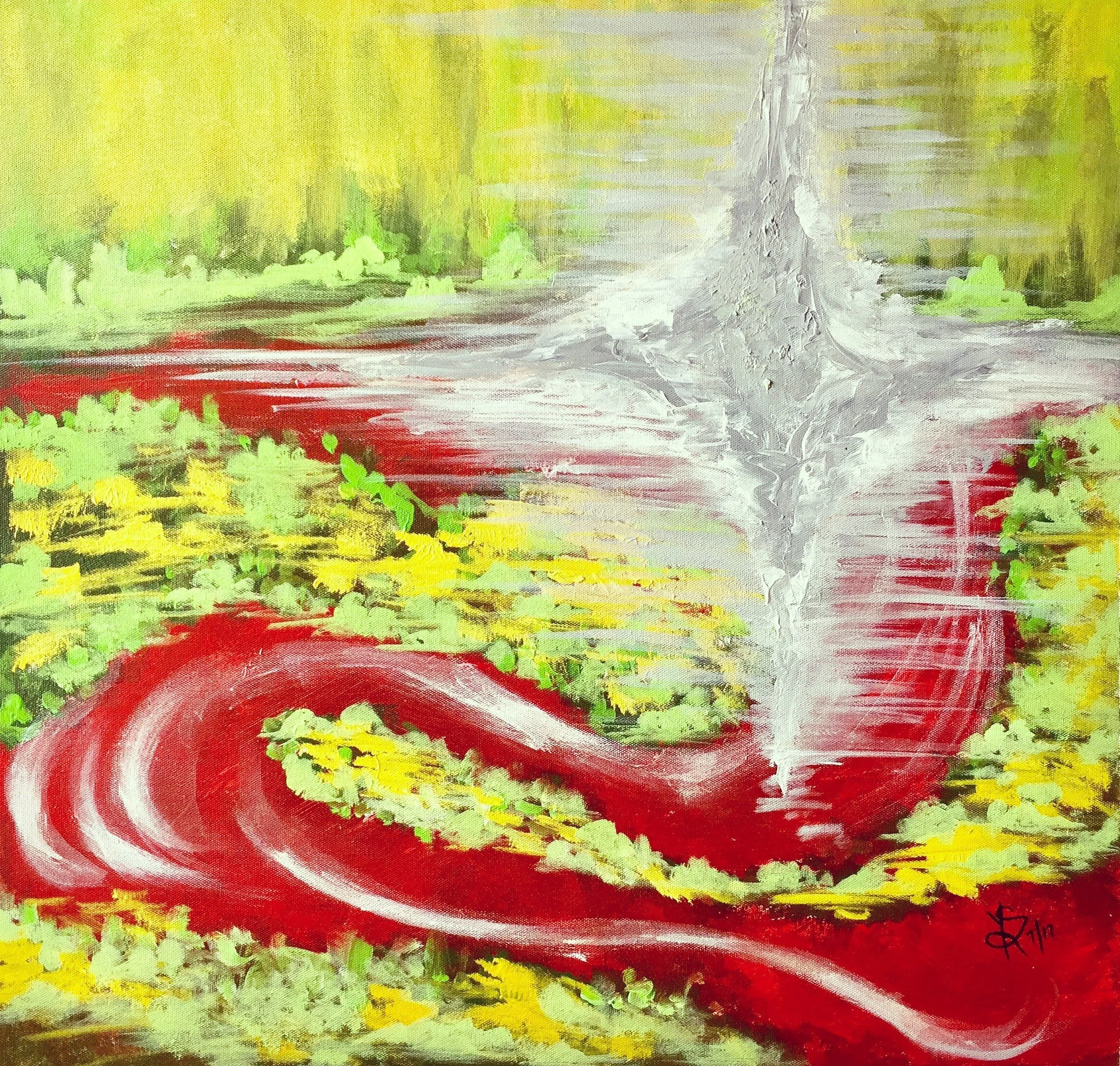 Way | 2017, Acrylics on canvas