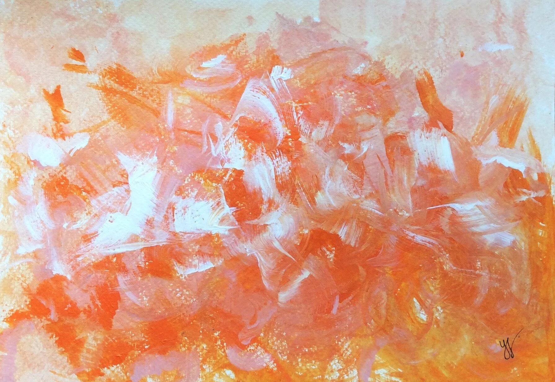 Windy Fire | 2020, Acrylics on paper