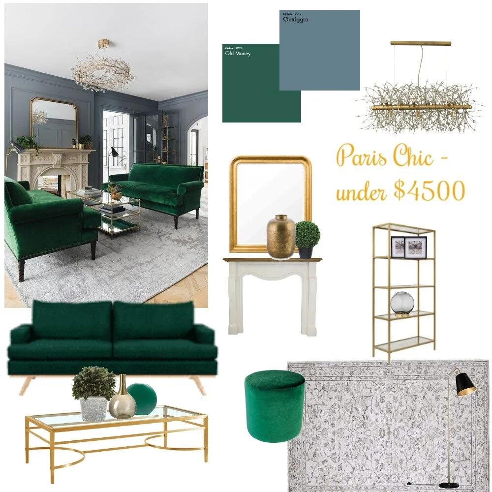 Paris chic French Glam interior decor style