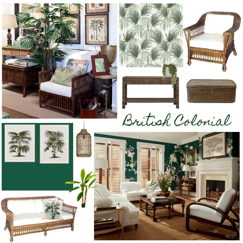 British colonial interior decor