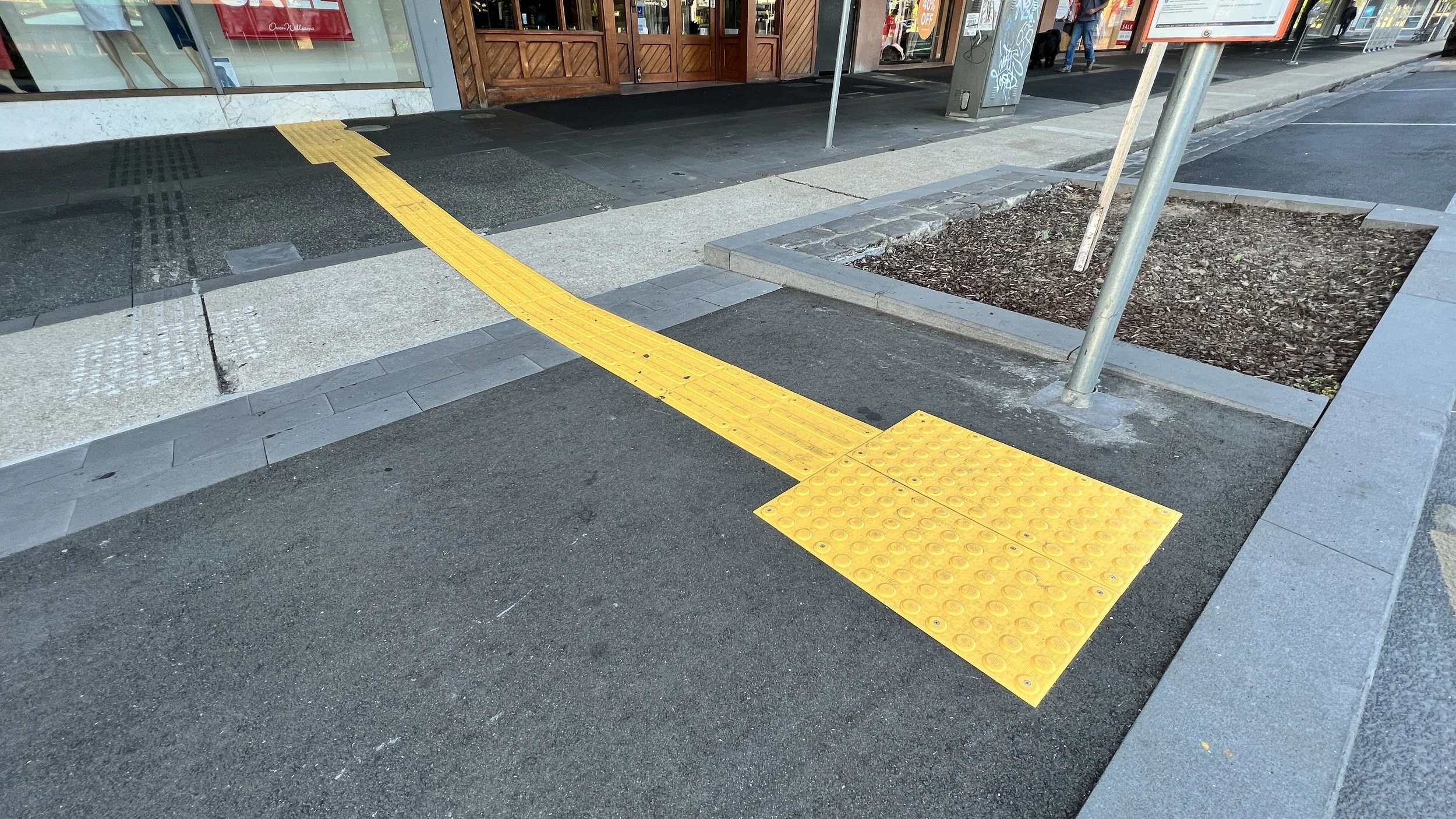 Disused TGSIs removed from bus stop upgrade - Staebl Academy_IMG_4178.JPG