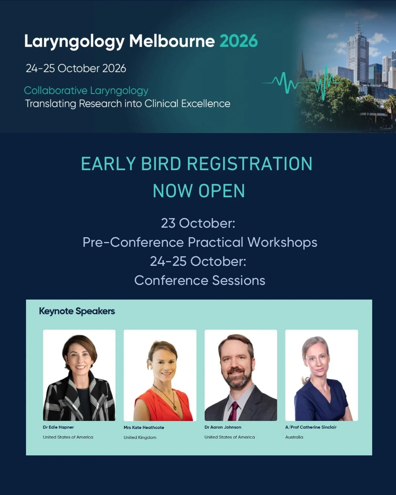 Exciting news! 🎙️ Early registration is now officially OPEN for our LSA Melbourne Conference! 🇦🇺 Don&rsquo;t miss out on securing your spot at the best rate&mdash;head to the link in our bio to register today. See you in Melbourne! 

#LSA2026 #Lar