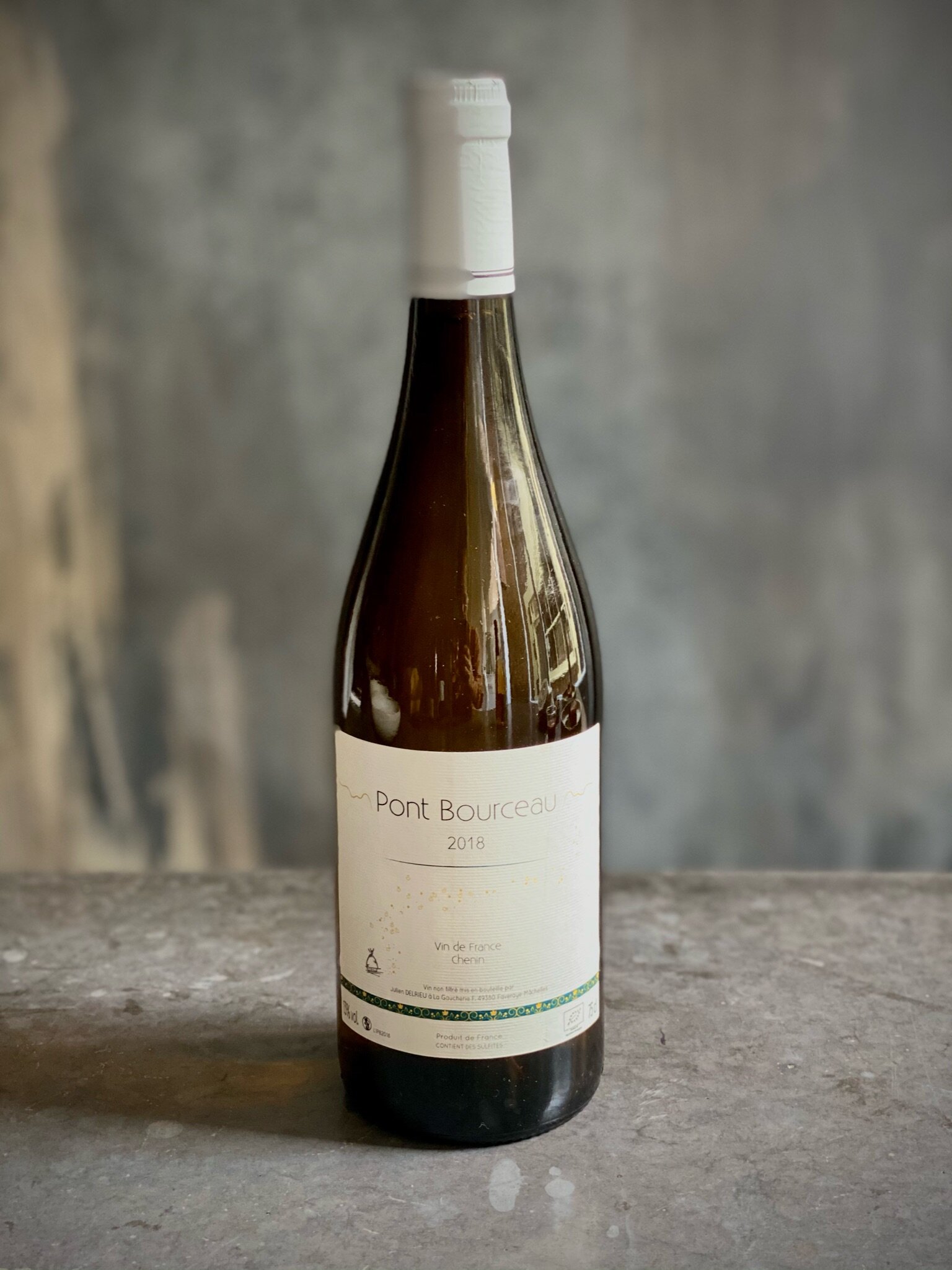 Chenin Blanc, Julian delrieu pont bourceau, Loire, France, 2018