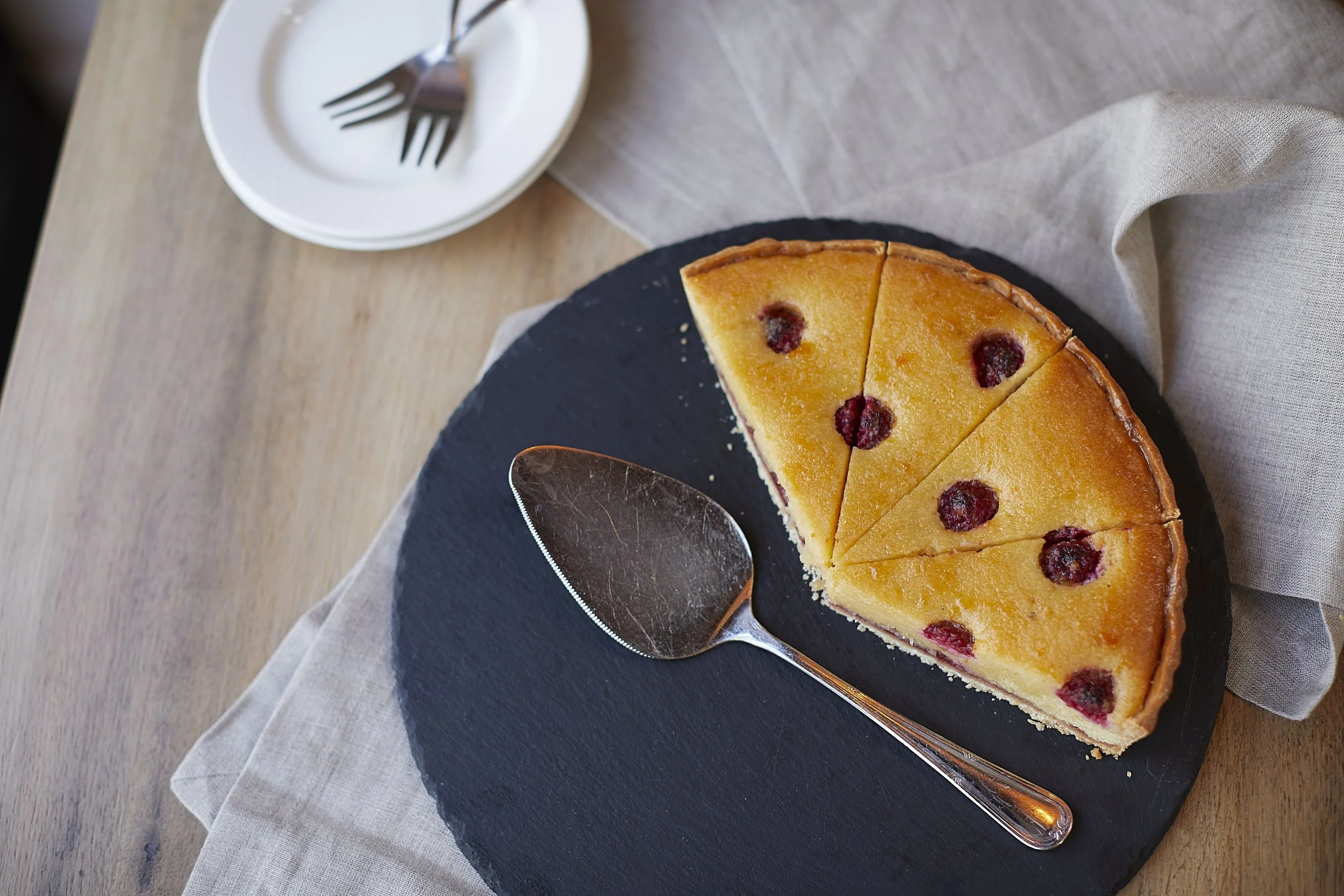 Food photography, photographing pastries shot for small business, independent café shooting on location in cafe with natural light, shot by victoria cook photography