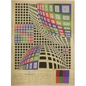 VICTOR VASARELY - A MARRIAGE OF SCIENCE AND ART