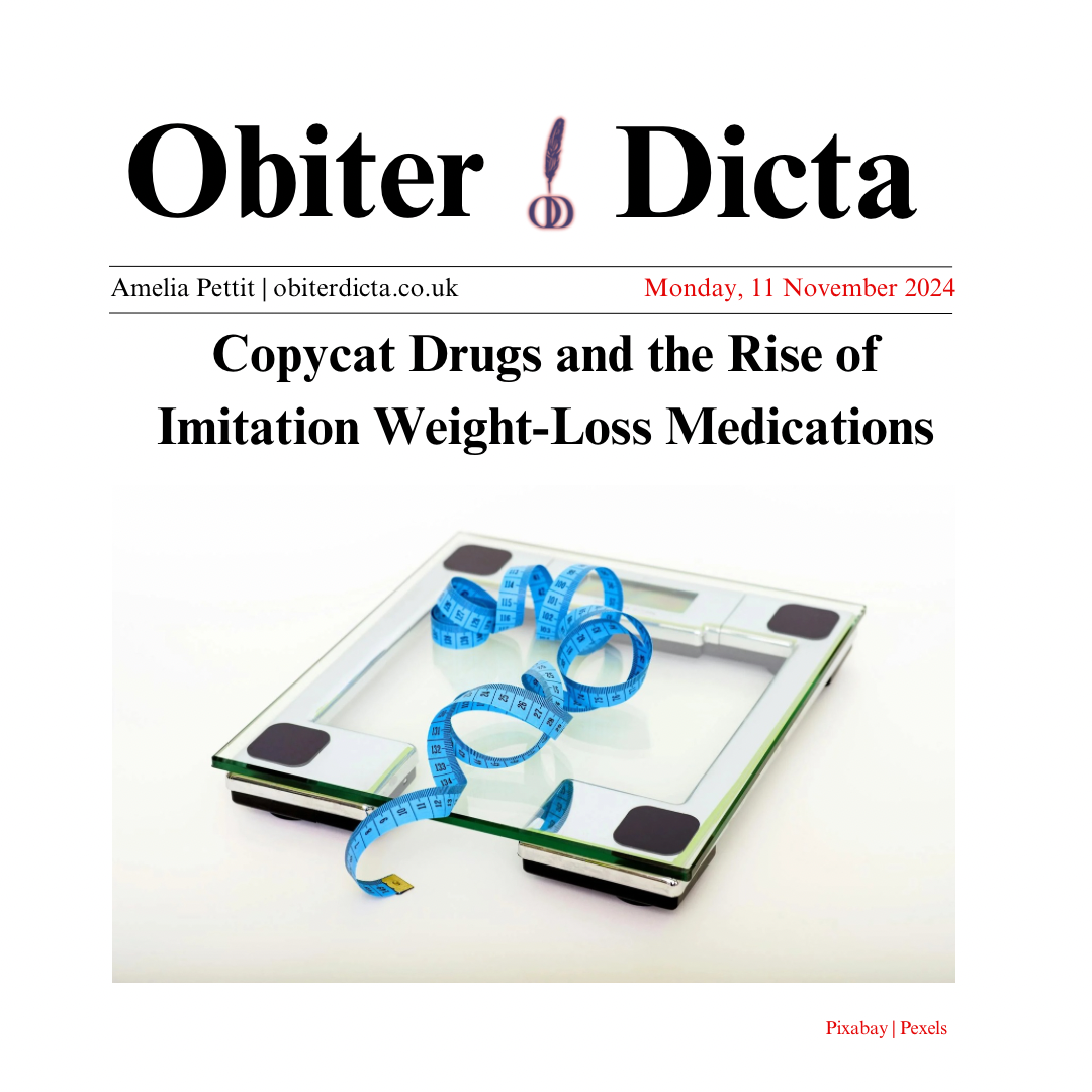 Copycat Drugs and the Rise of Imitation Weight-Loss Medications&nbsp;&nbsp;