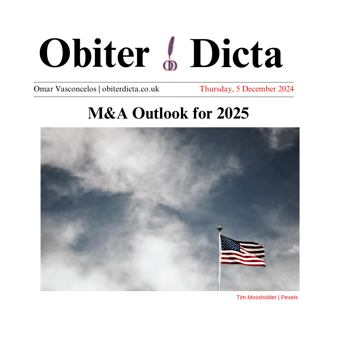 M&amp;A Outlook for 2025