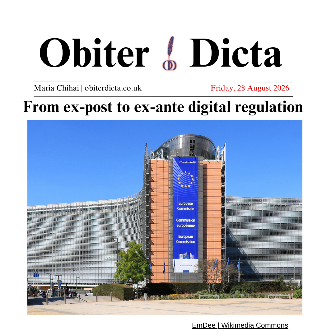 From ex-post to ex-ante digital regulation&nbsp;