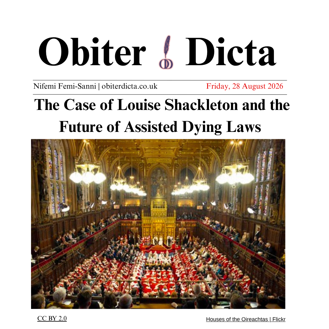 The Case of Louise Shackleton and the Future of Assisted Dying Laws&nbsp;