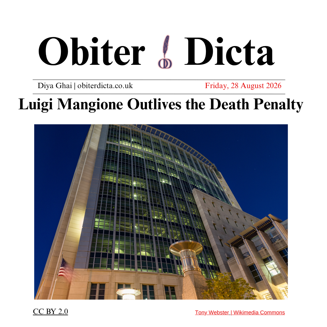Luigi Mangione Outlives the Death Penalty