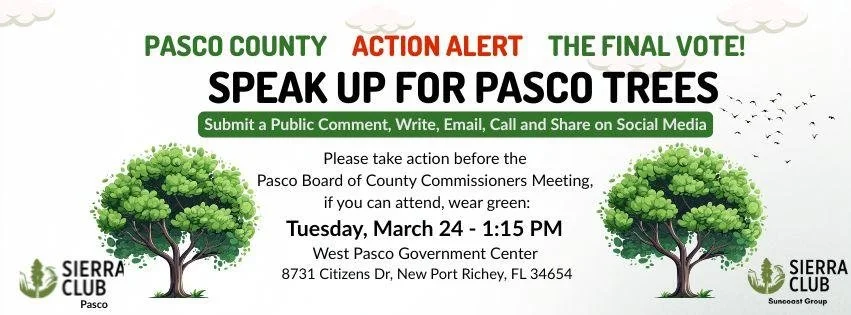 Pasco DECF Speaking at the BOCC Meeting