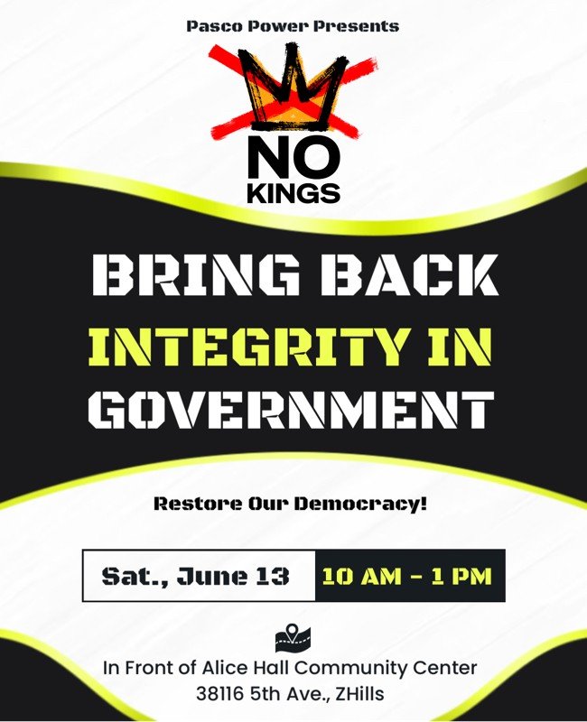 Restore our Democracy Protest with East Pasco