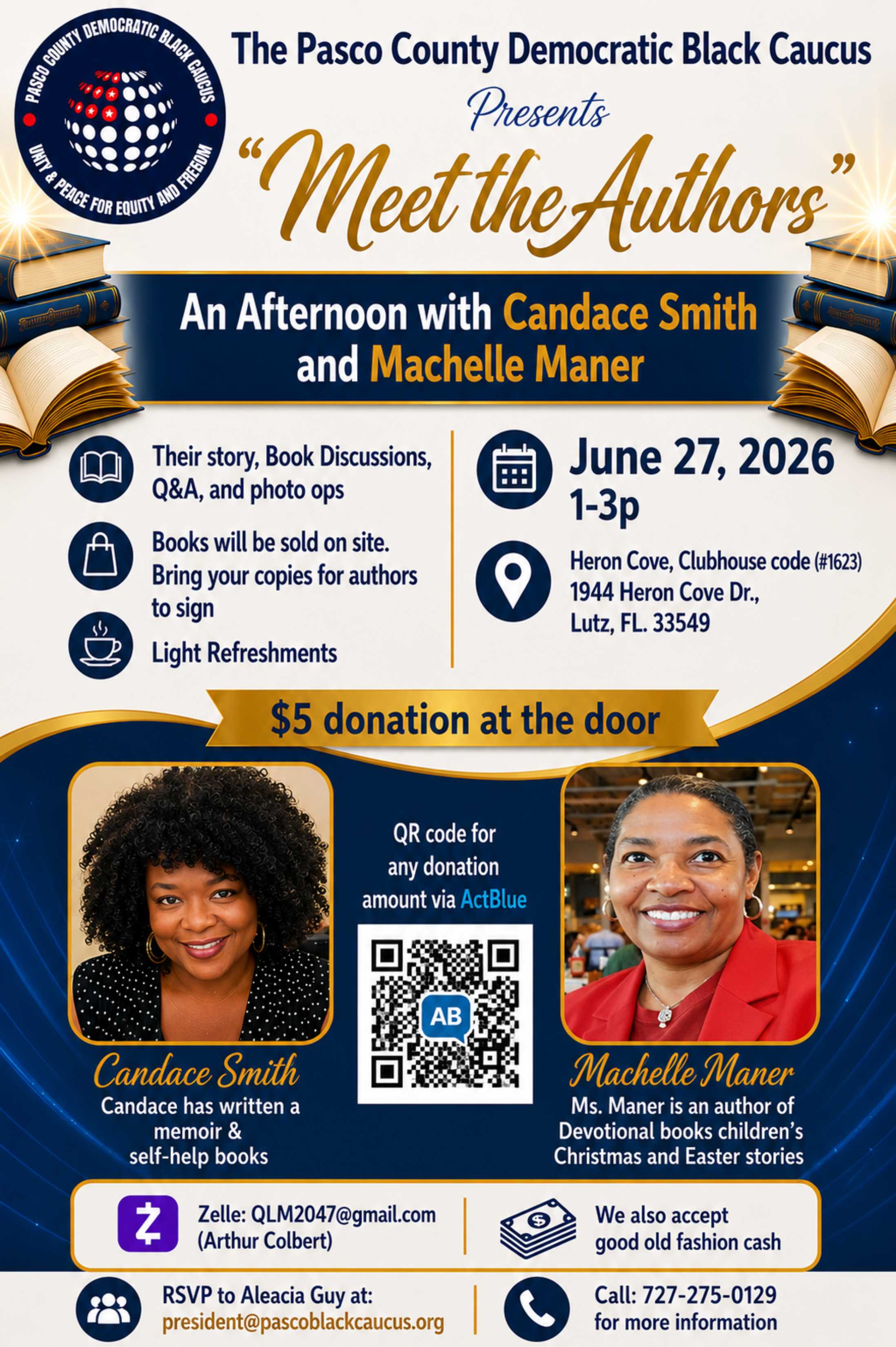 "Meet the Authors" with the Pasco County Democratic Black Caucus