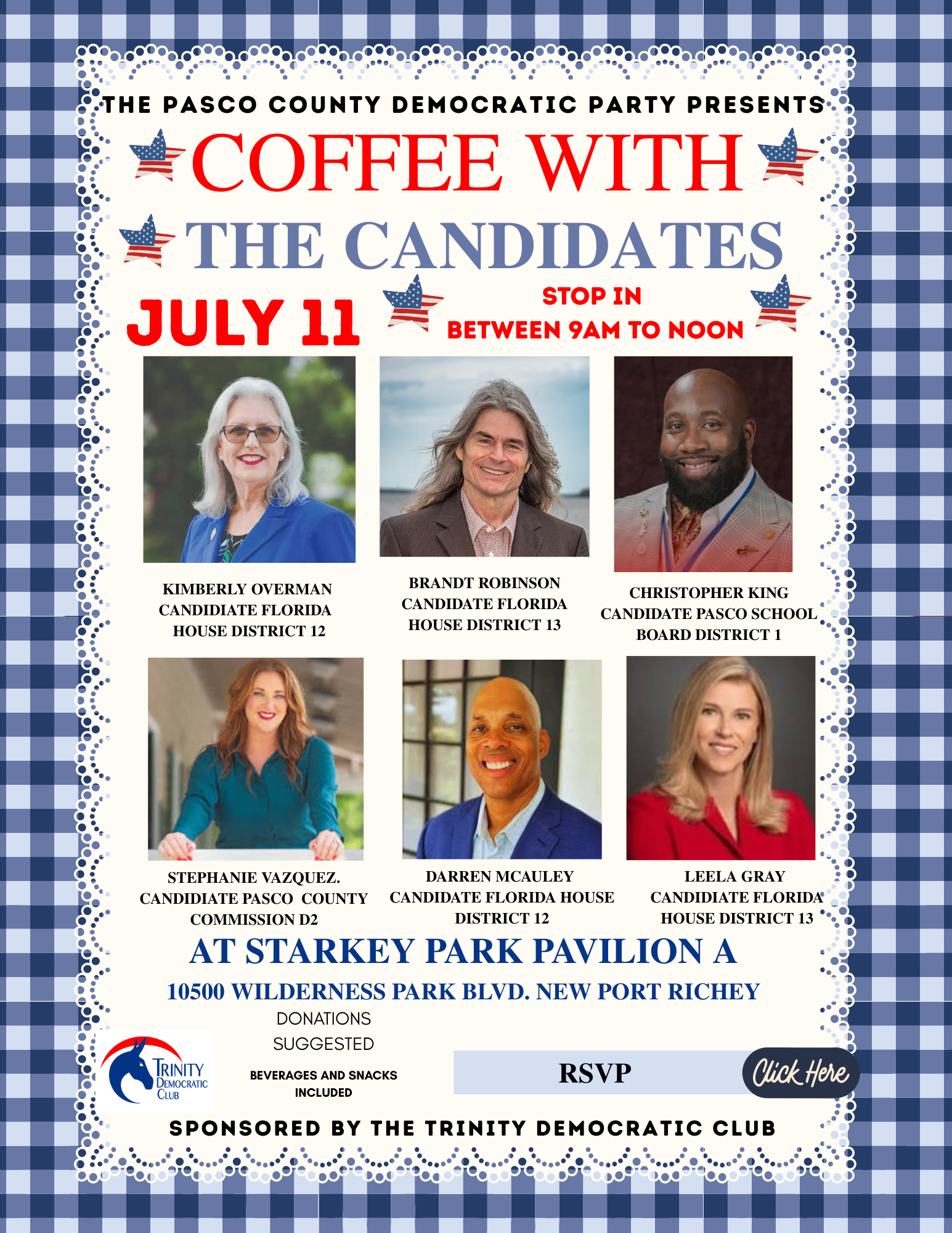 Coffee with the Candidates w trinity Dems