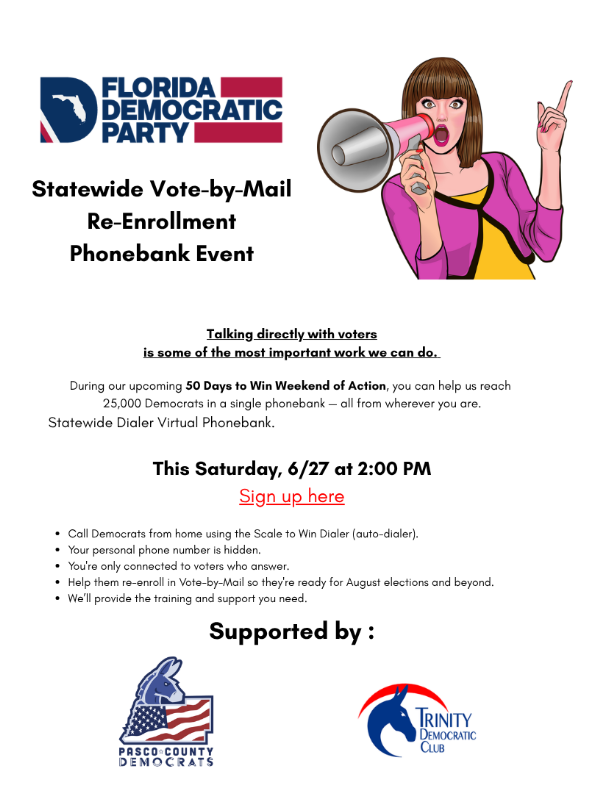 Phone Banking with Trinity Dems