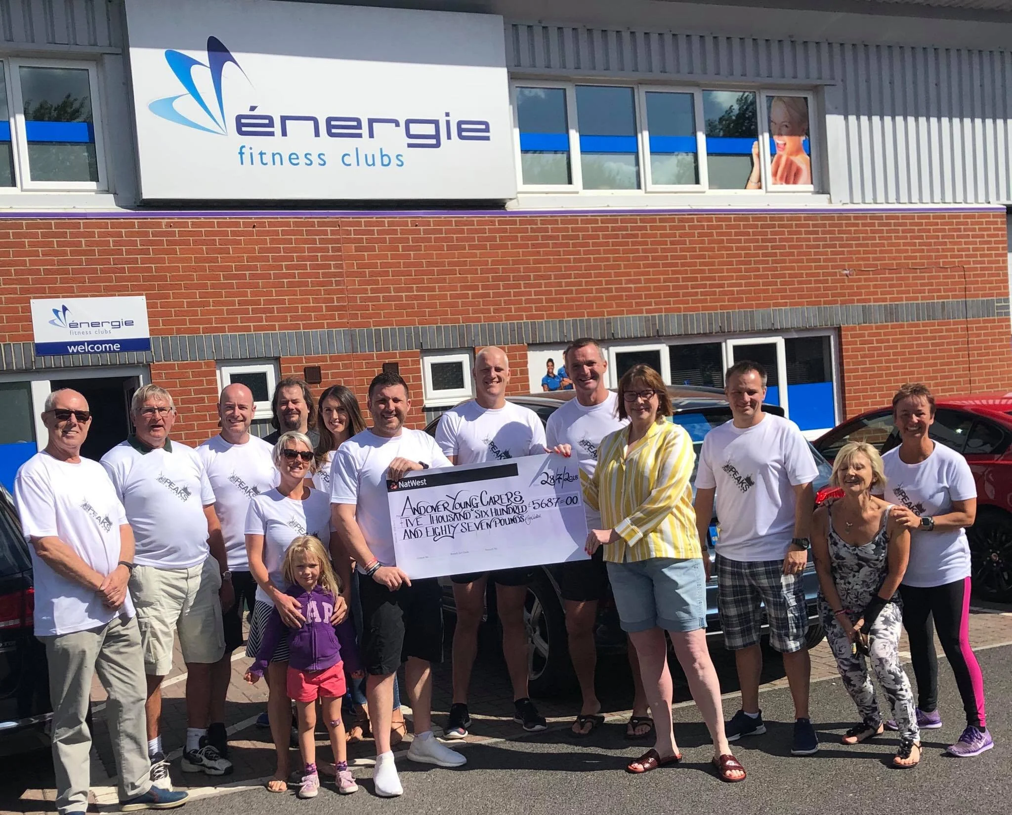 Over £5k raised with the team from Energie for AYC