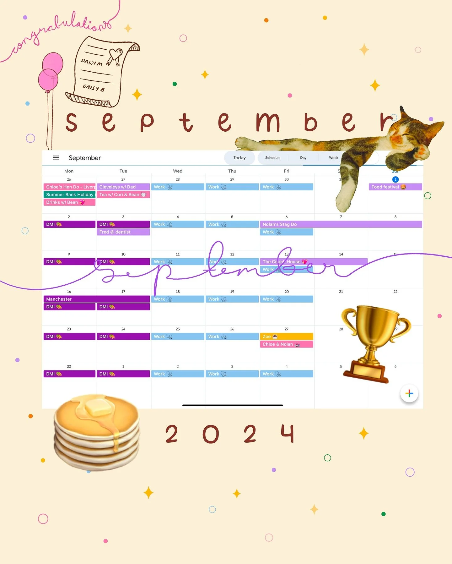 SEPTEMBER ROUND UP, 2024 - OH BABY, WHAT-A-MONTH!

WHISTLE STOP SEPTEMBER TOUR -

1. FOOD FESTIVAL WITH MY FAVOURITE PEOPLE 🍔
2. THE BACK BEDROOM IS FINISHED! (KINDA) 😴
3. FRANKY CAME ON HOLIDAY TO THE HASLINGDEN HILLS ⛰️
4. MAGGIE FOUND HER NEW FA