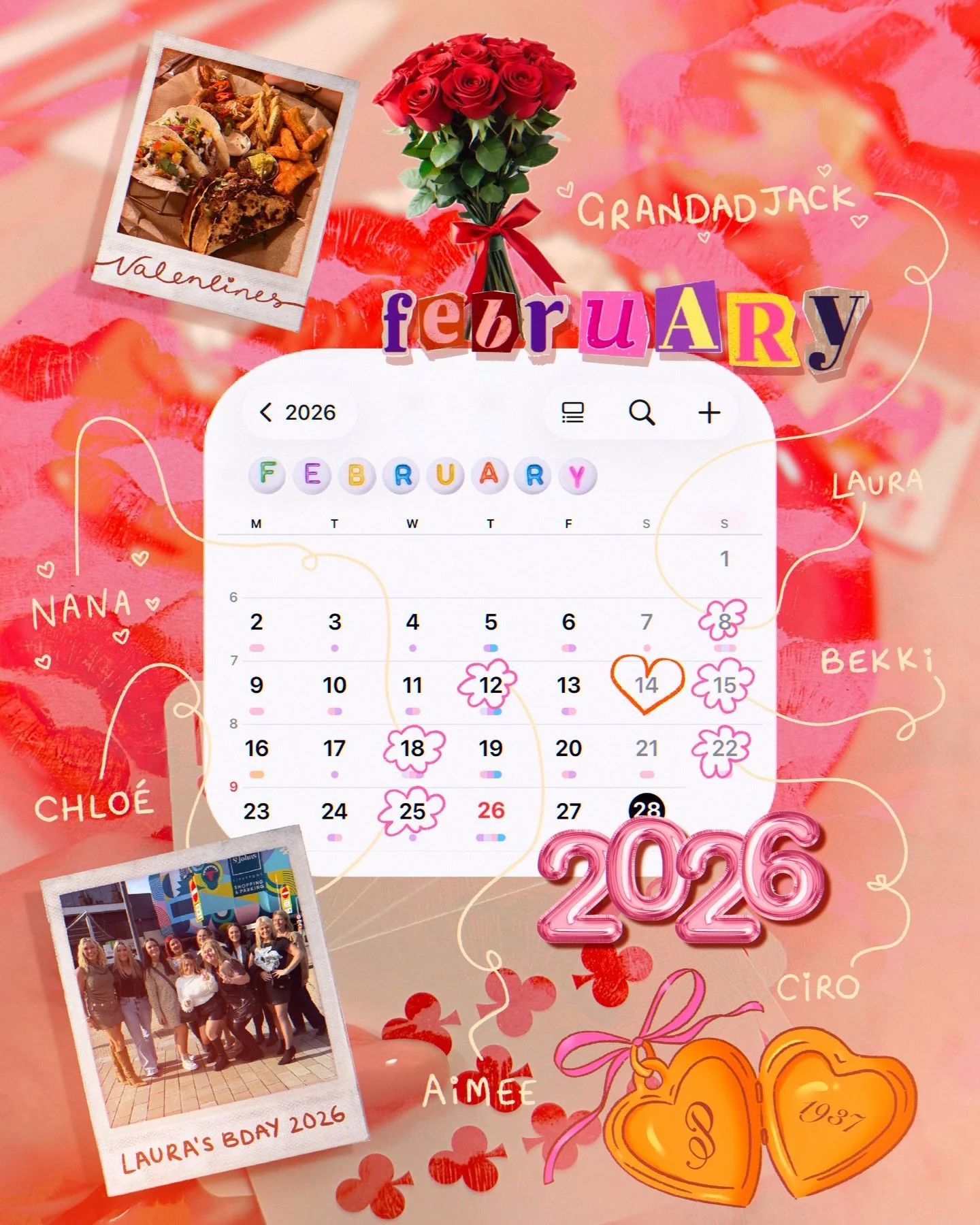 FEBRUARY 2026 ROUND UP - food, love &amp; loss.

Firstly, my Nana. My little nana, Grandma Pat. Had her birthday and passed away this February. It wasn&rsquo;t a shock passing but that didn&rsquo;t make it any easier. I once made her a little illustr