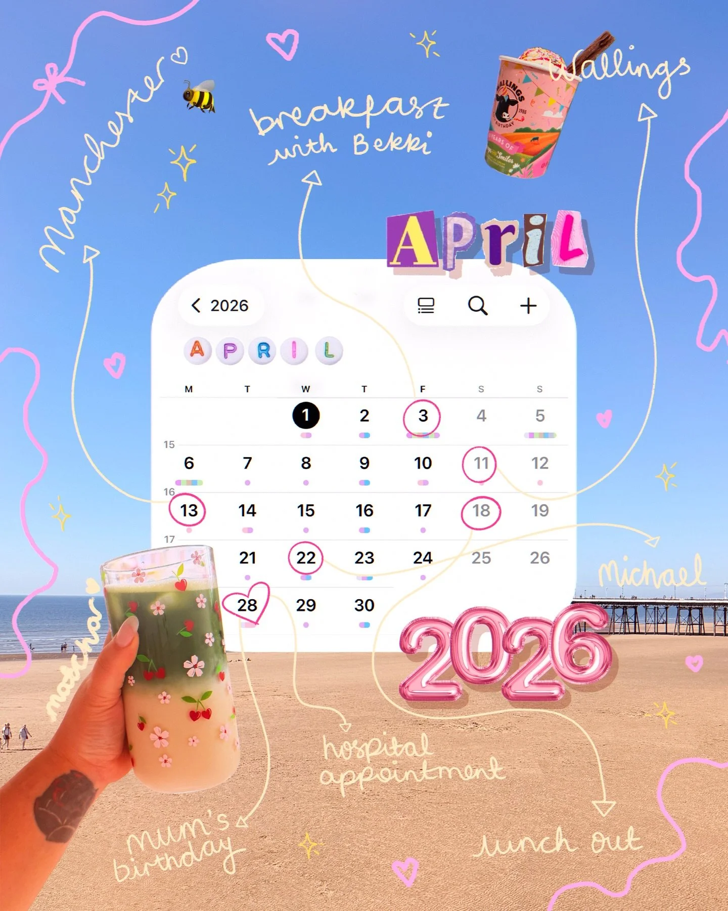 APRIL 2026 ROUND UP

Mixed bag, honestly. Went out for a lovely lunch with family, but was also told by my surgeon, that she is gonna take my gallbladder out with her hands 🤷&zwj;♀️ 

To distract myself from the impending organ removal, we did some 