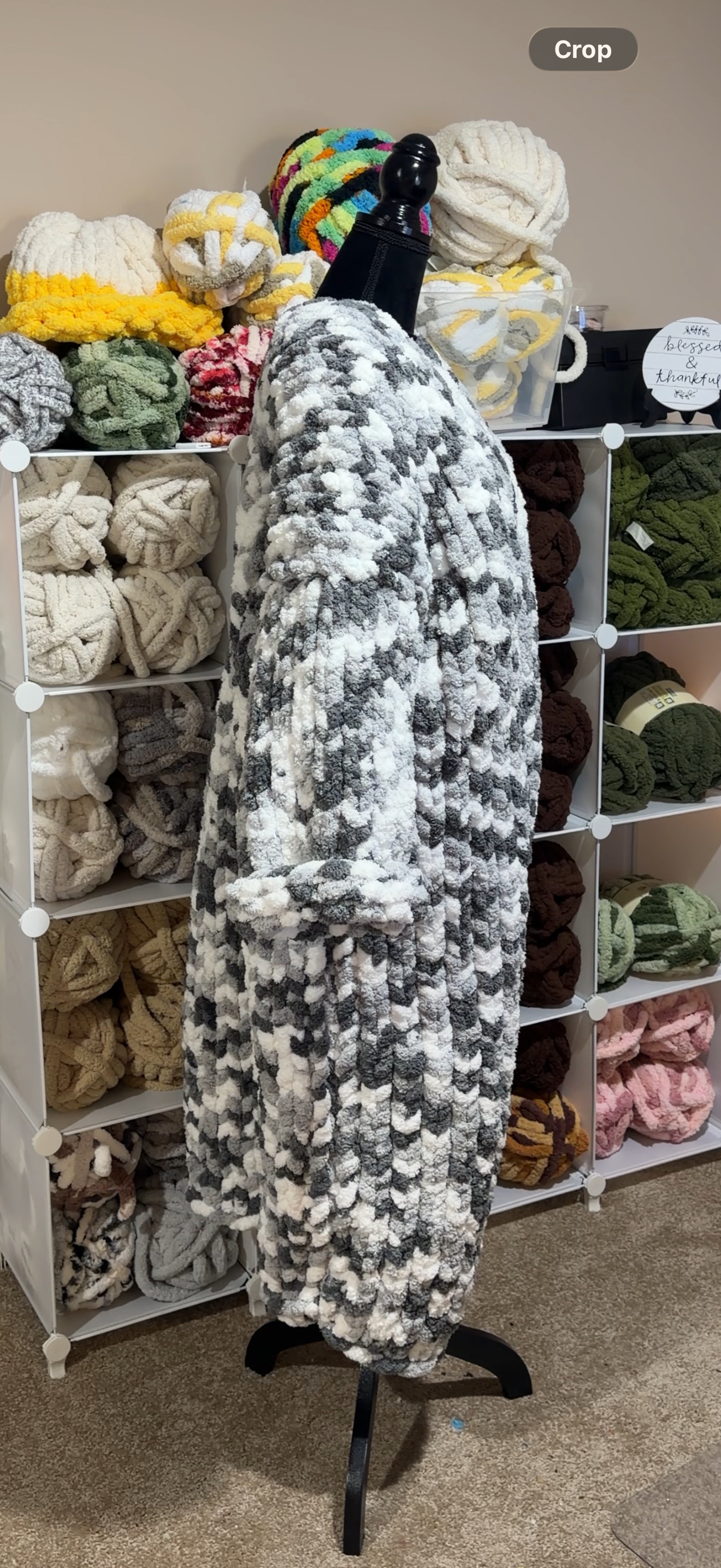 Cloud Marble Chunky Knit Cardigan - Side.png