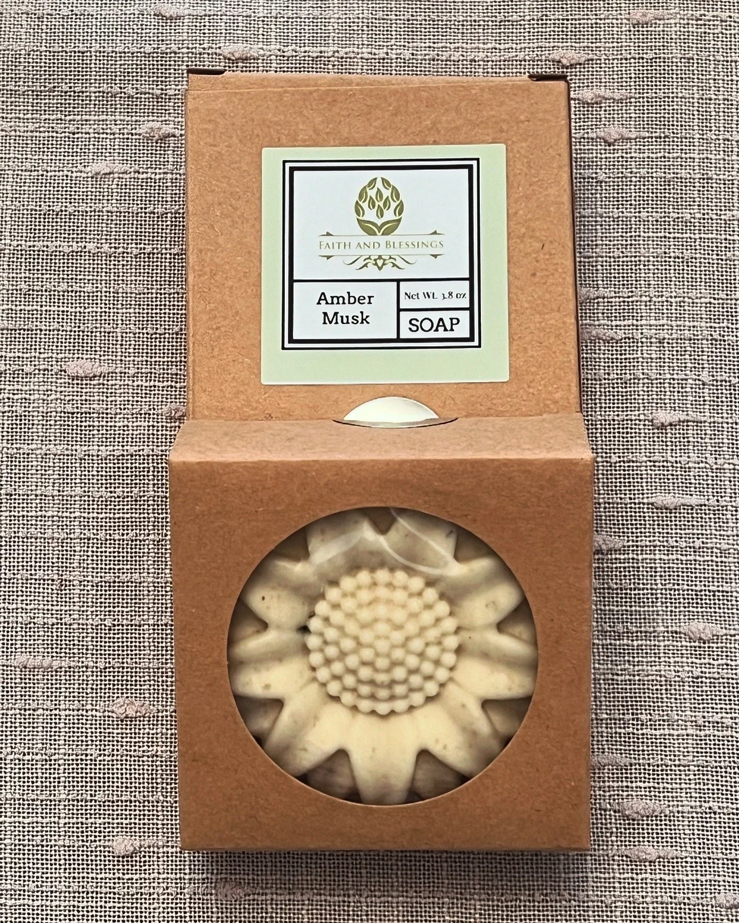 Amber Musk Lush Body Soap Bar