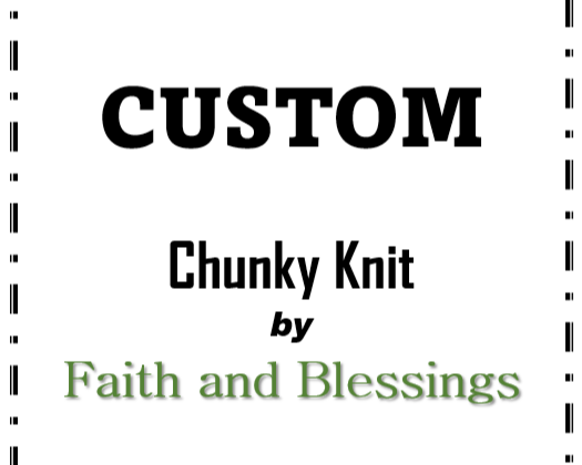 Custom Chunky Knit Cardigan