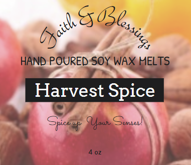 Harvest Spice 4 oz Soy Wax Melts