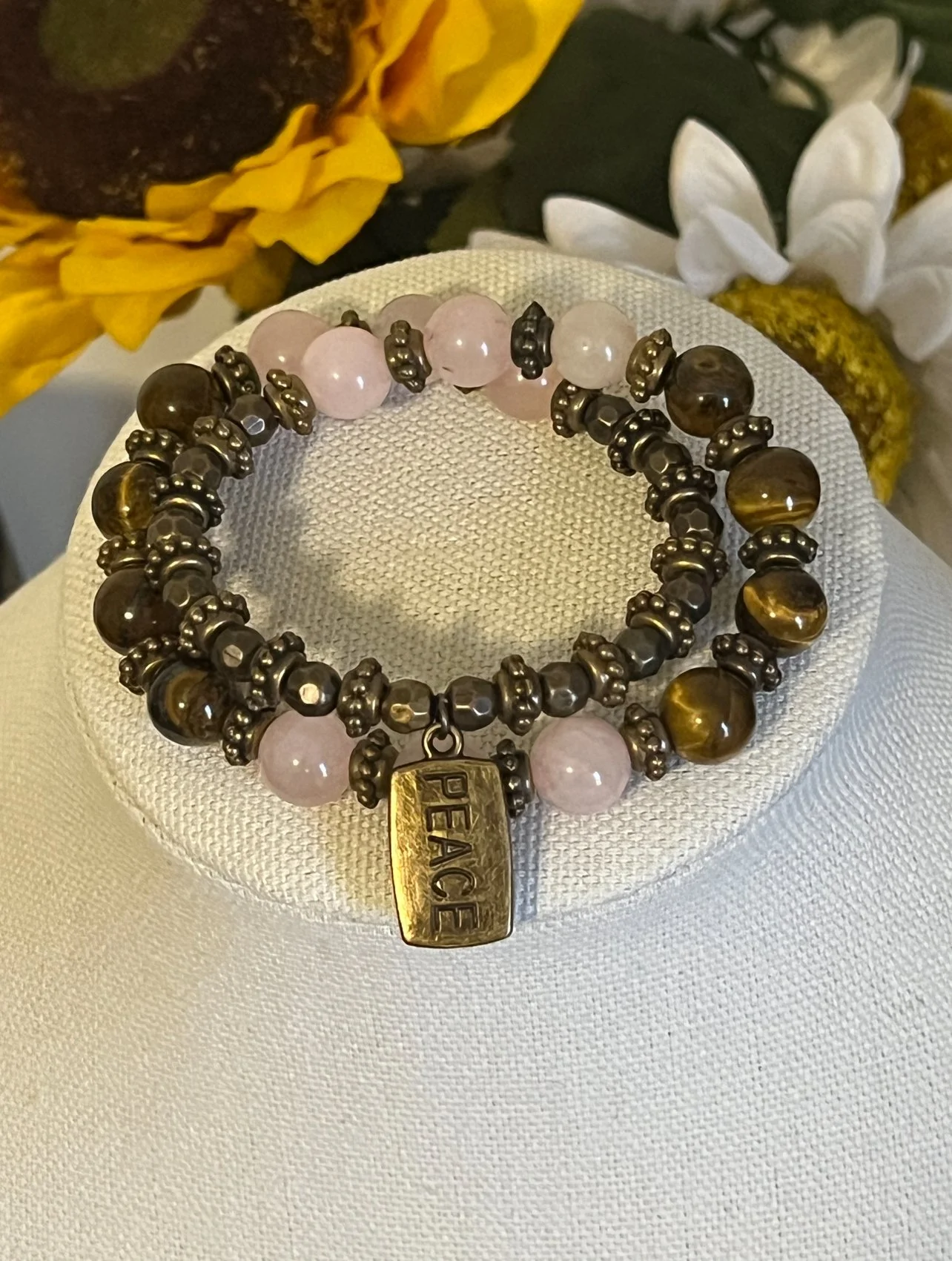 Peace - Rose Quartz and Tiger Eye Wrap.jpg