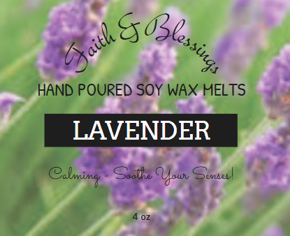 Lavender Vanilla  4 oz Soy Wax Melts