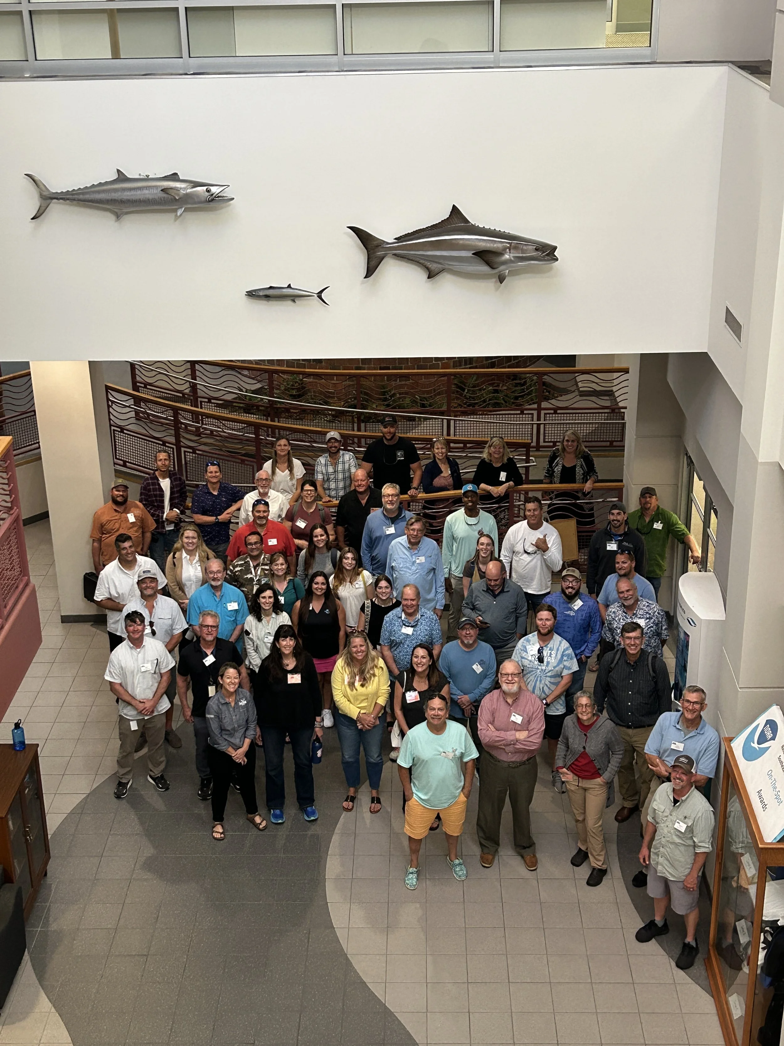 Aerial view group photo from the 2025 Southeast Workshop