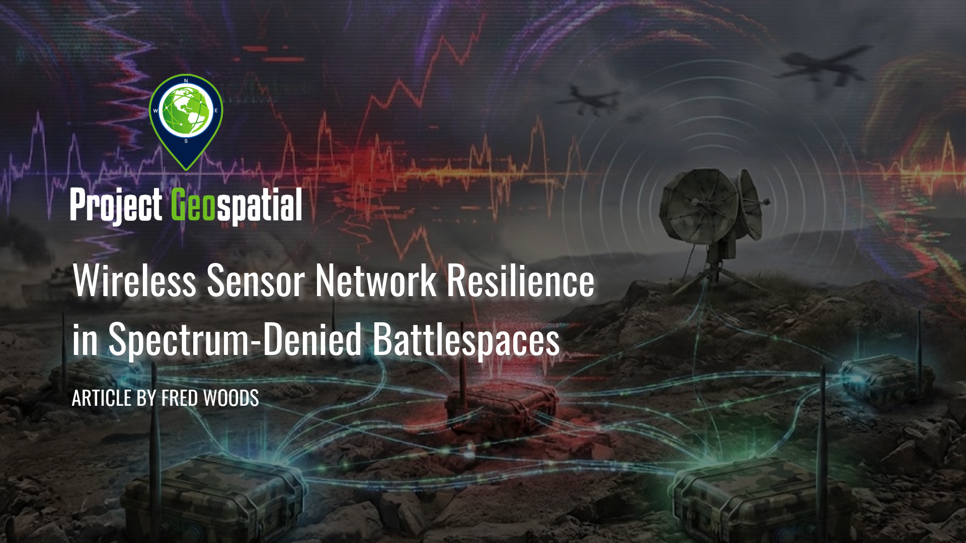 Wireless Sensor Network Resilience in Spectrum-Denied Battlespaces